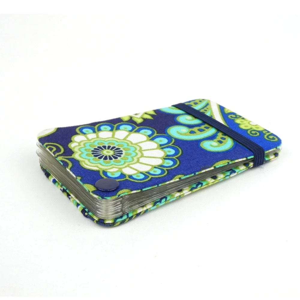 Vera Bradley Rhythm & Blue Card Picture ID Case